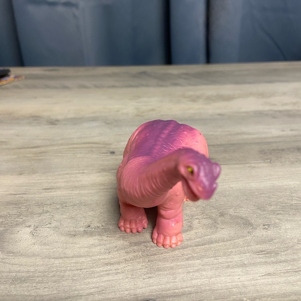 Playskool Definitely Dinosaur Apatosaurus Toy Vintage Action Figure Pink‎ B 1988 - Picture 2 of 10